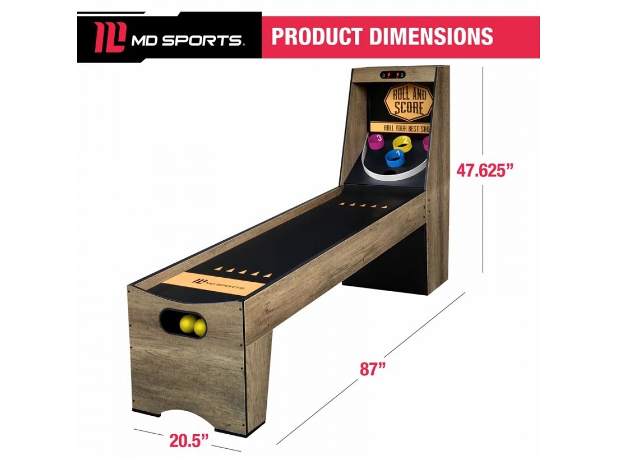 Juego de Arcade MD Sports con Sistema Electrónico de Puntuación y Retorno de Pelota